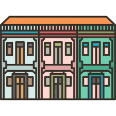 Slides Deck with Cyberpunk Peranakan Theme